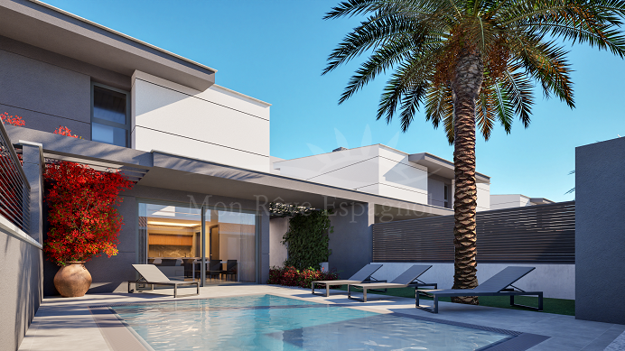 Nueva construcción  - Chalet semi-adosado - Los Nietos