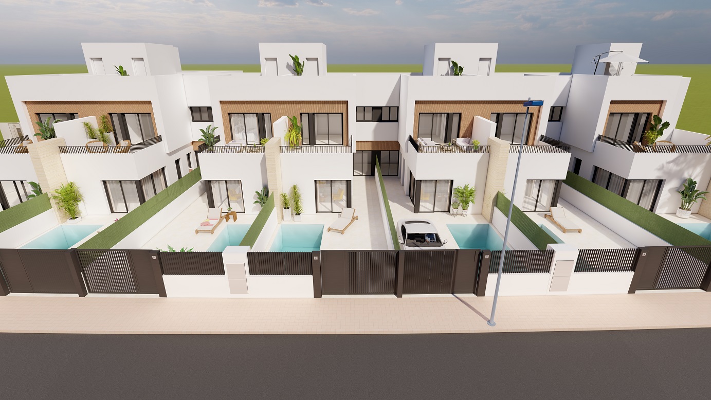 Doppelhaushälfte · Neue Gebäude - Santiago de la Ribera · Murcia · Spanien