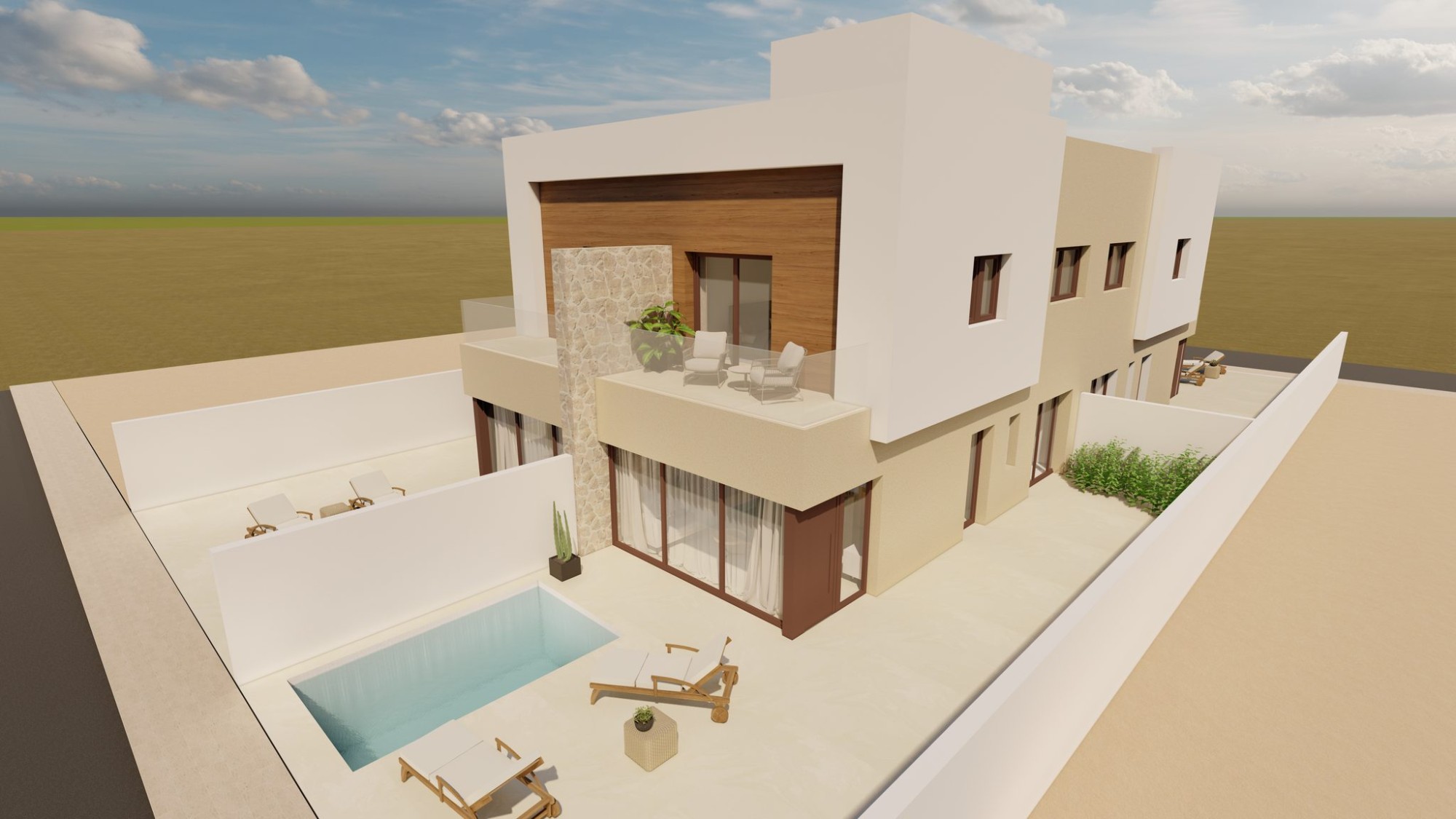 Doppelhaushälfte · Neue Gebäude - Santiago de la Ribera · Murcia · Spanien